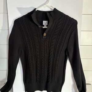 GAP Black Cable Knit Sweater for Kids